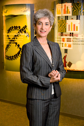 Business Woman Profile Portrait