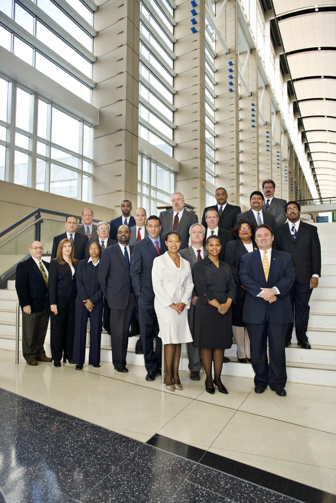 Corporate Team on Location Group Shot - McCormick Place Chicago