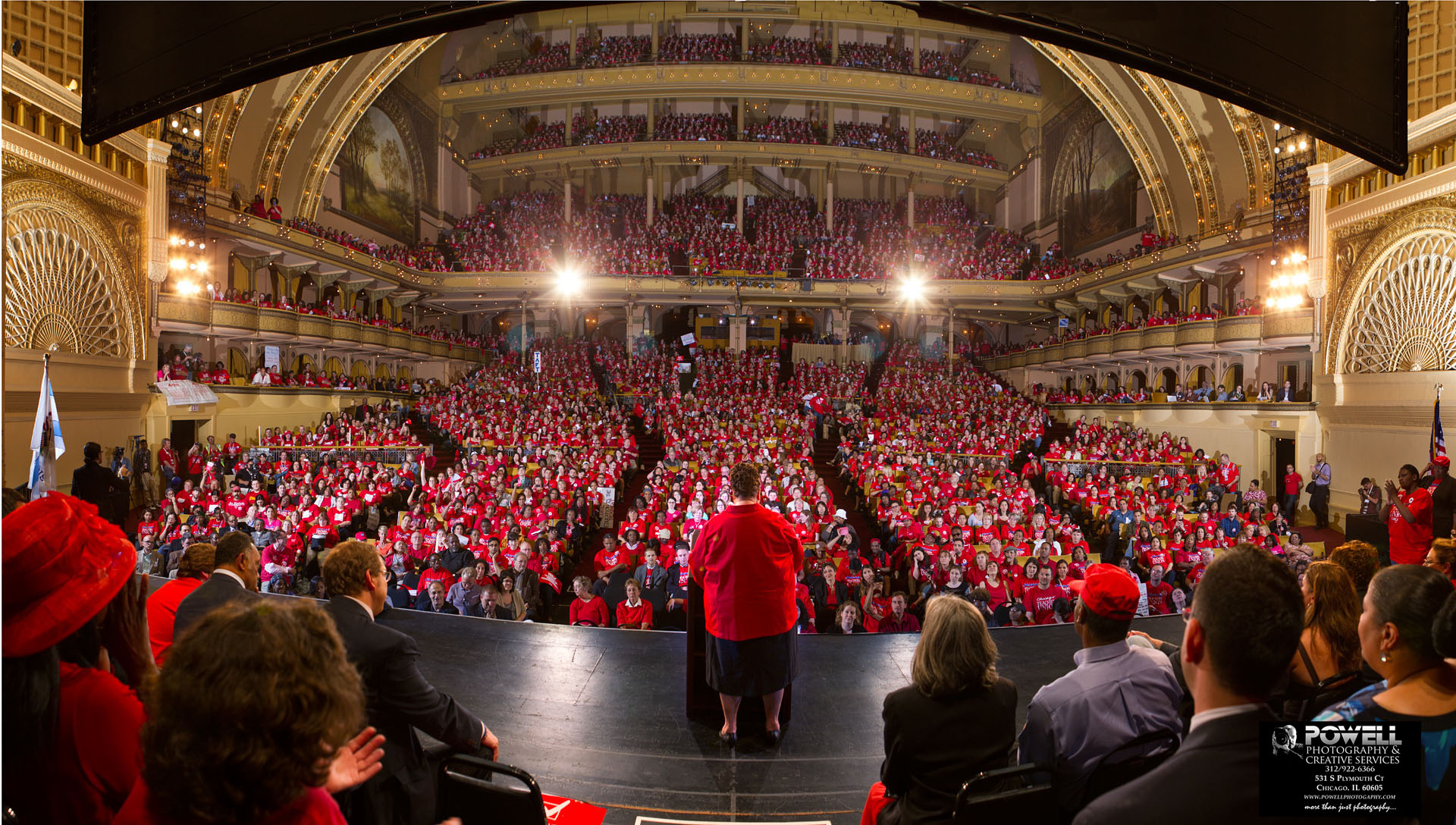 Chicago Teachers Union 2012 Rally at Auditorium Theater