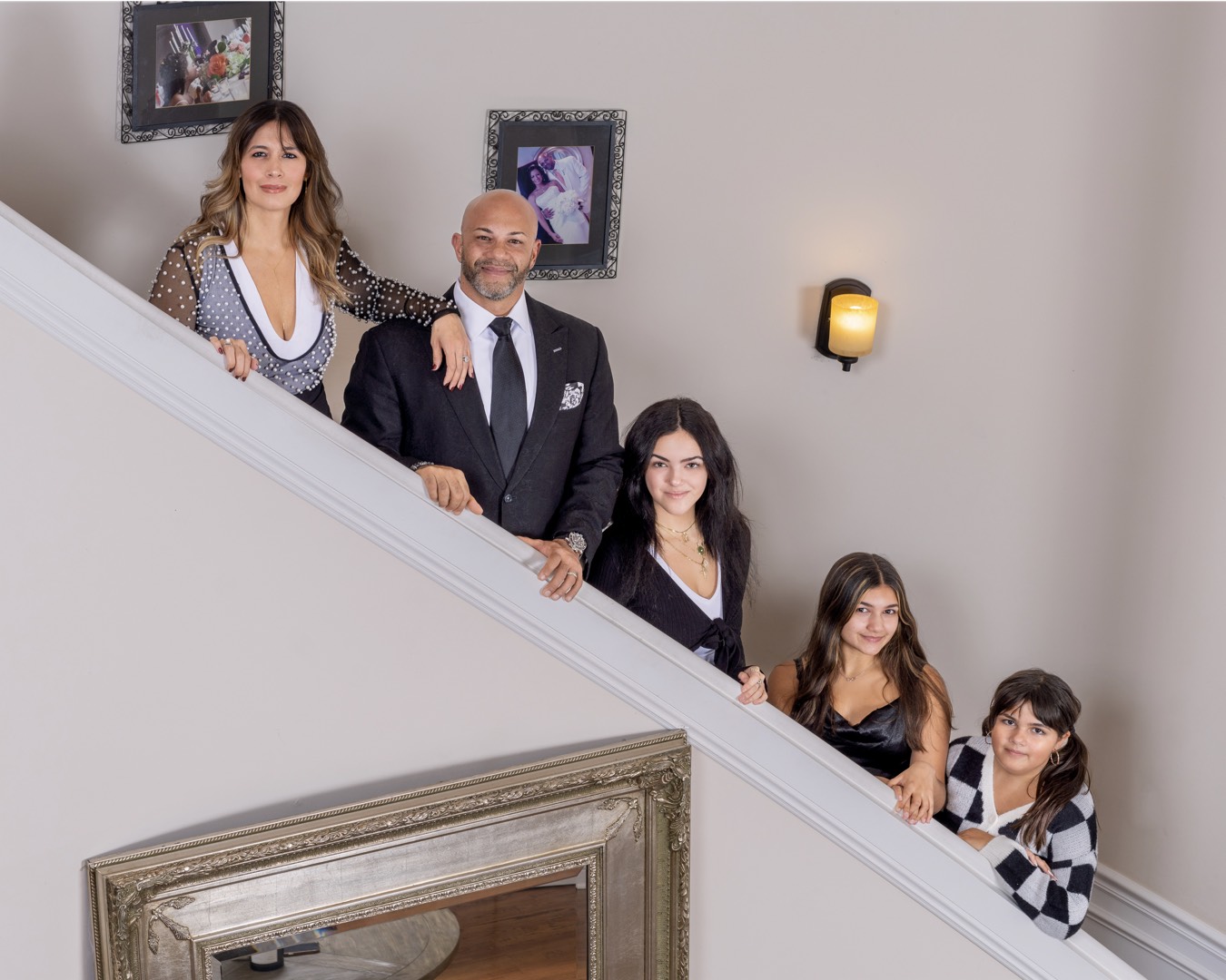 Business Group on Stairs Editorial Image